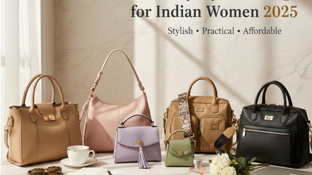 Best Everyday Handbags for Indian Women 2025 — Stylish, Practical Affordable Picks
