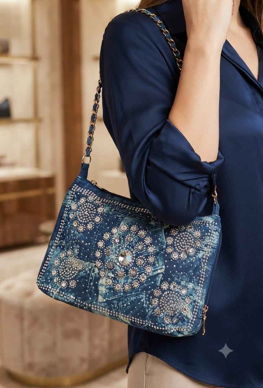 Denim bag #8556-11