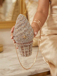 Softy shape crystal bag