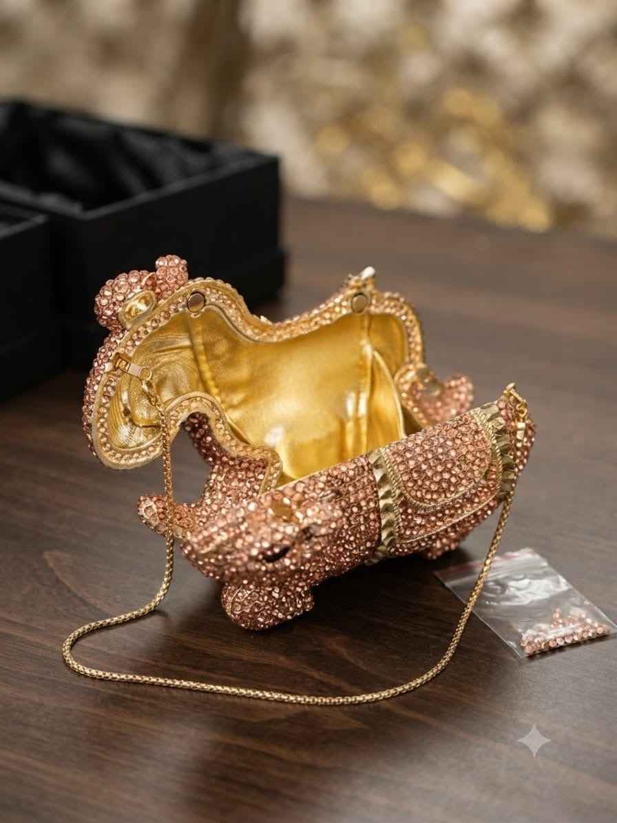 Rocking horse crystal bags
