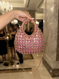 Crystal hobo rhinestone bag