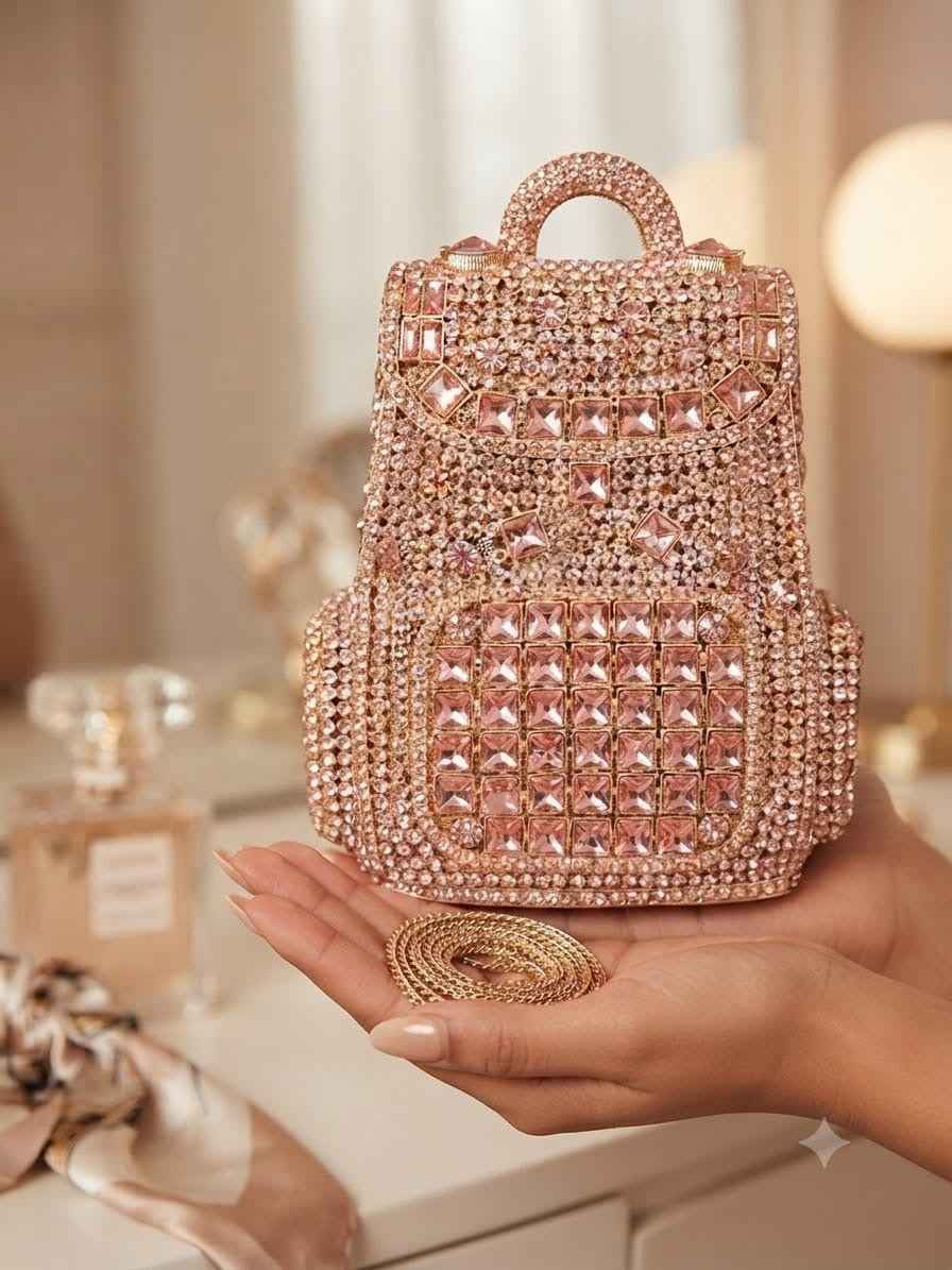 Rhinestone bag crystal clutch