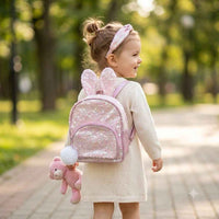 Metallic sequenced kids bag