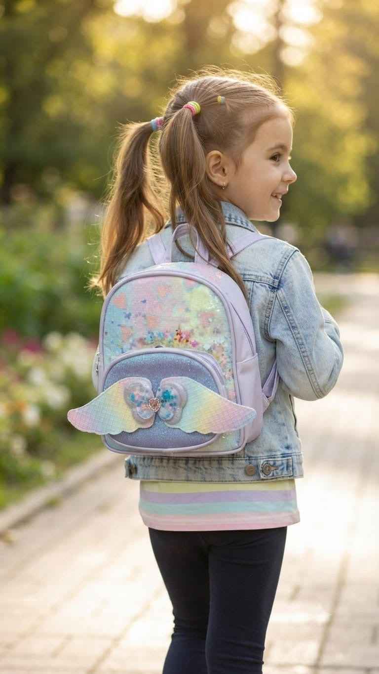 Metallic kids bag
