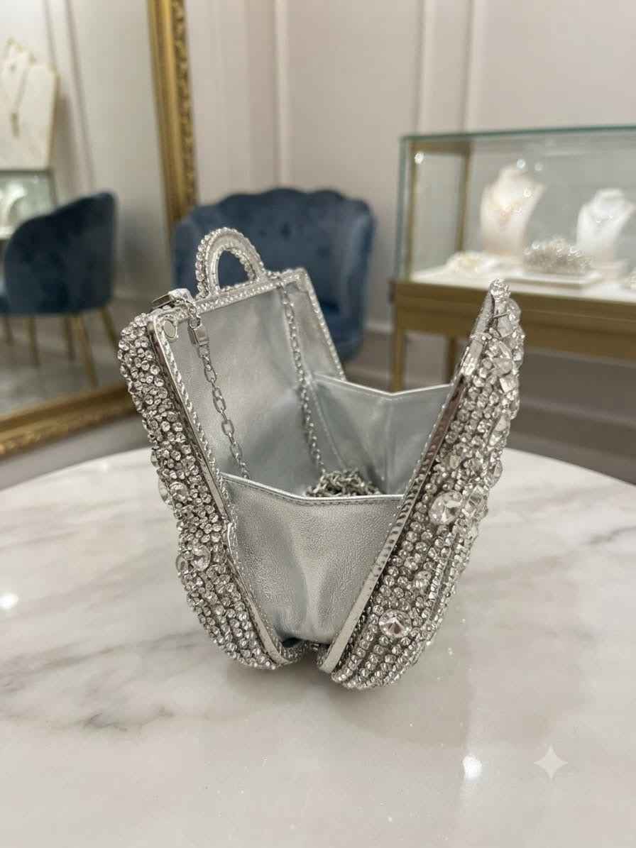 Rhinestone bag crystal clutch