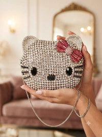 Hello Kitty crystal clutch