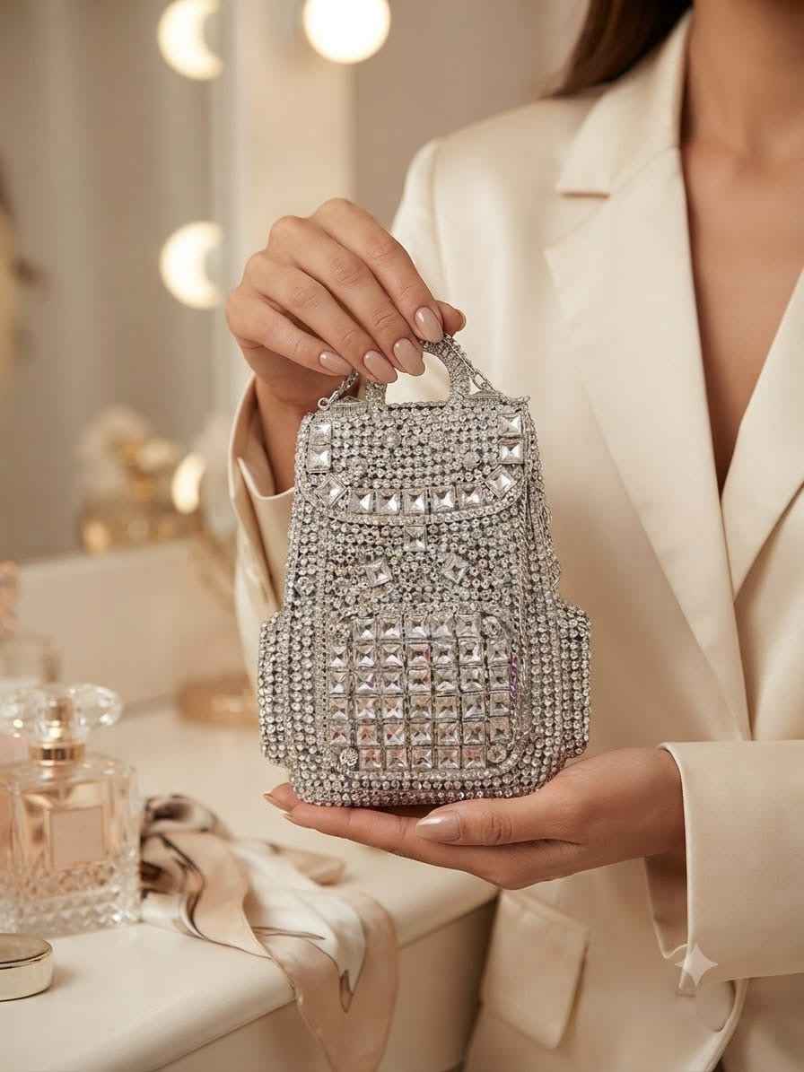 Rhinestone bag crystal clutch
