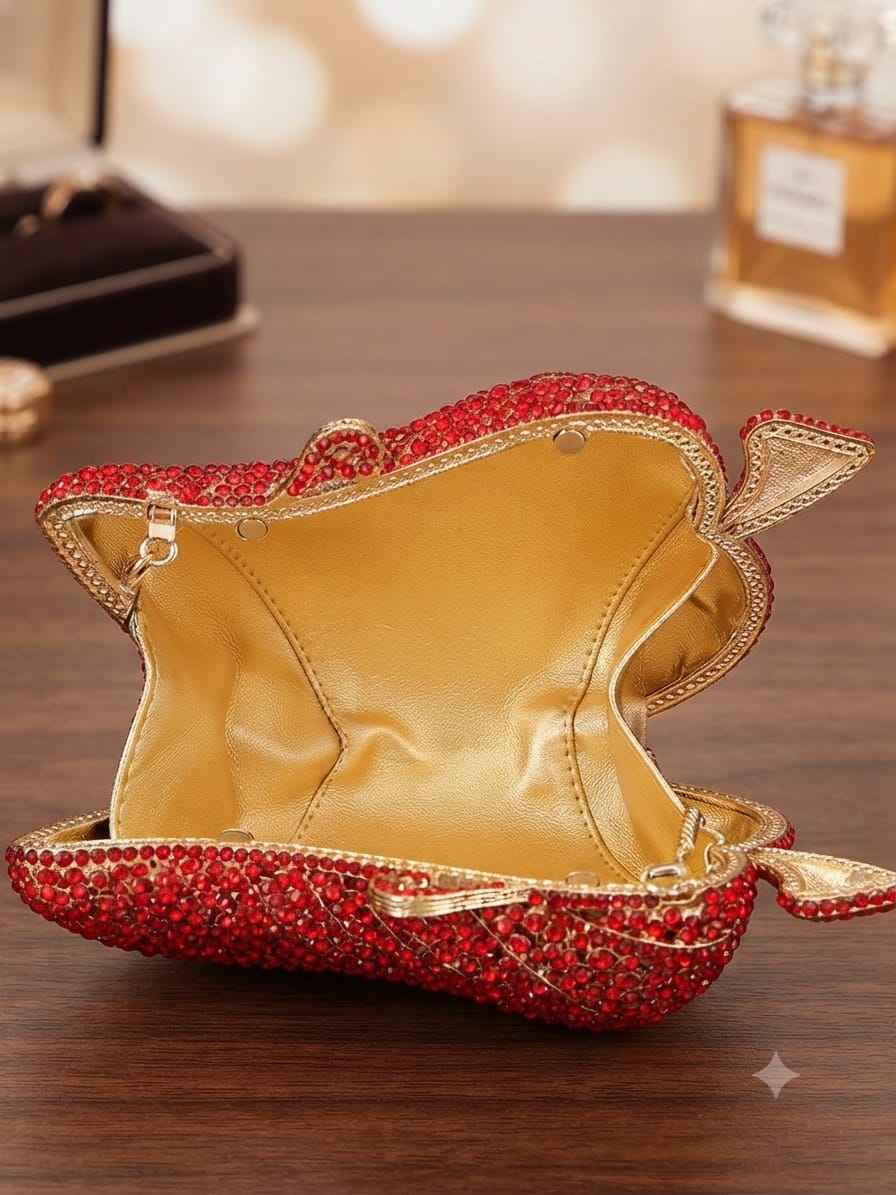 Luxury Crystal leaf bags