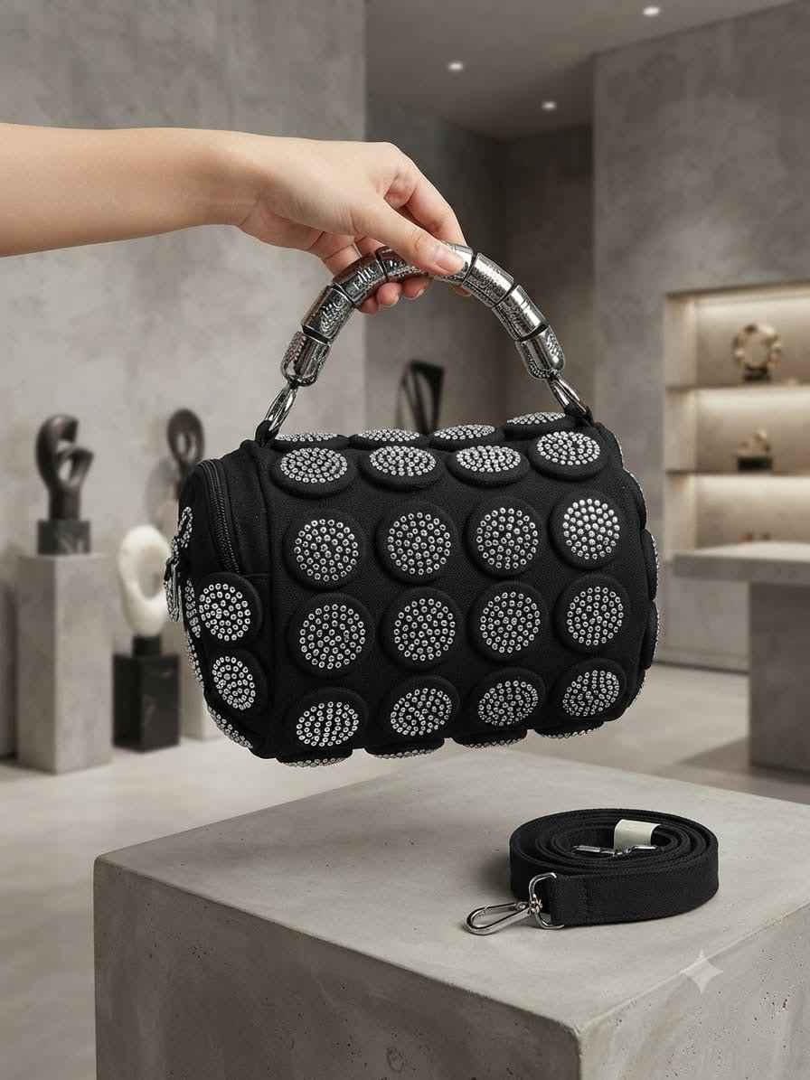 Denim hobo bag #8564