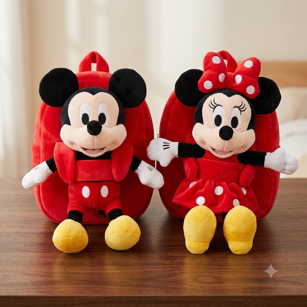Mickey n Minnie plush back back