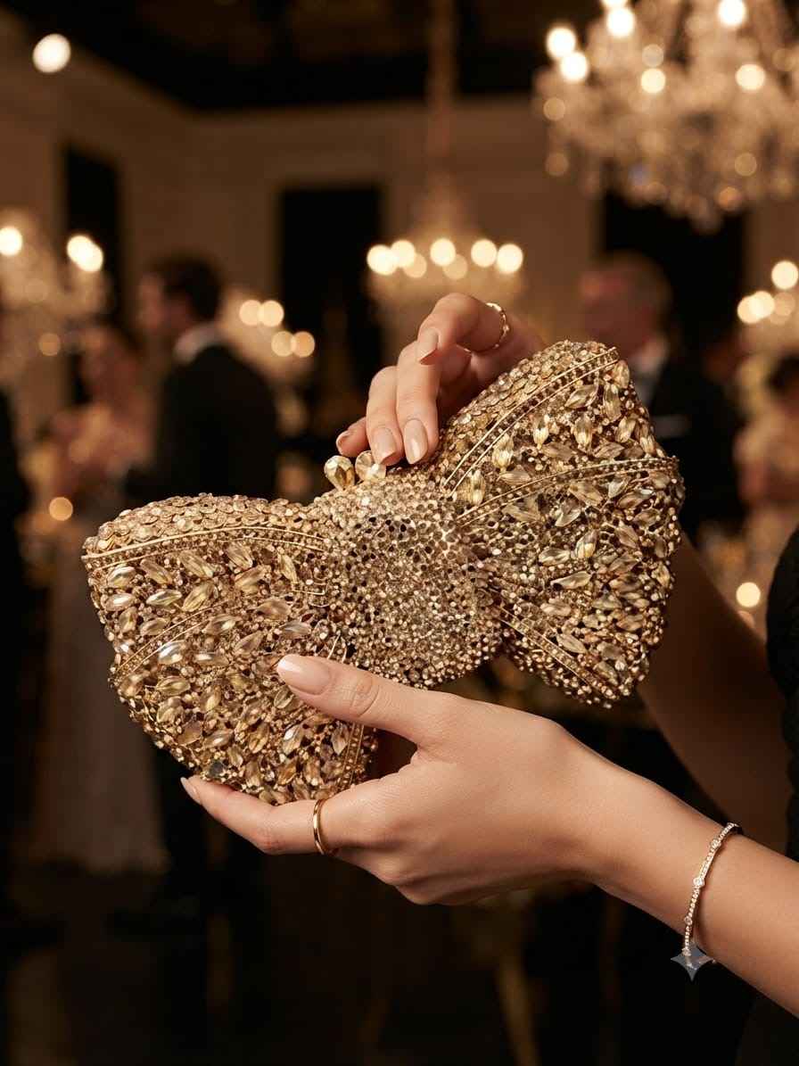 Crystal bow clutch