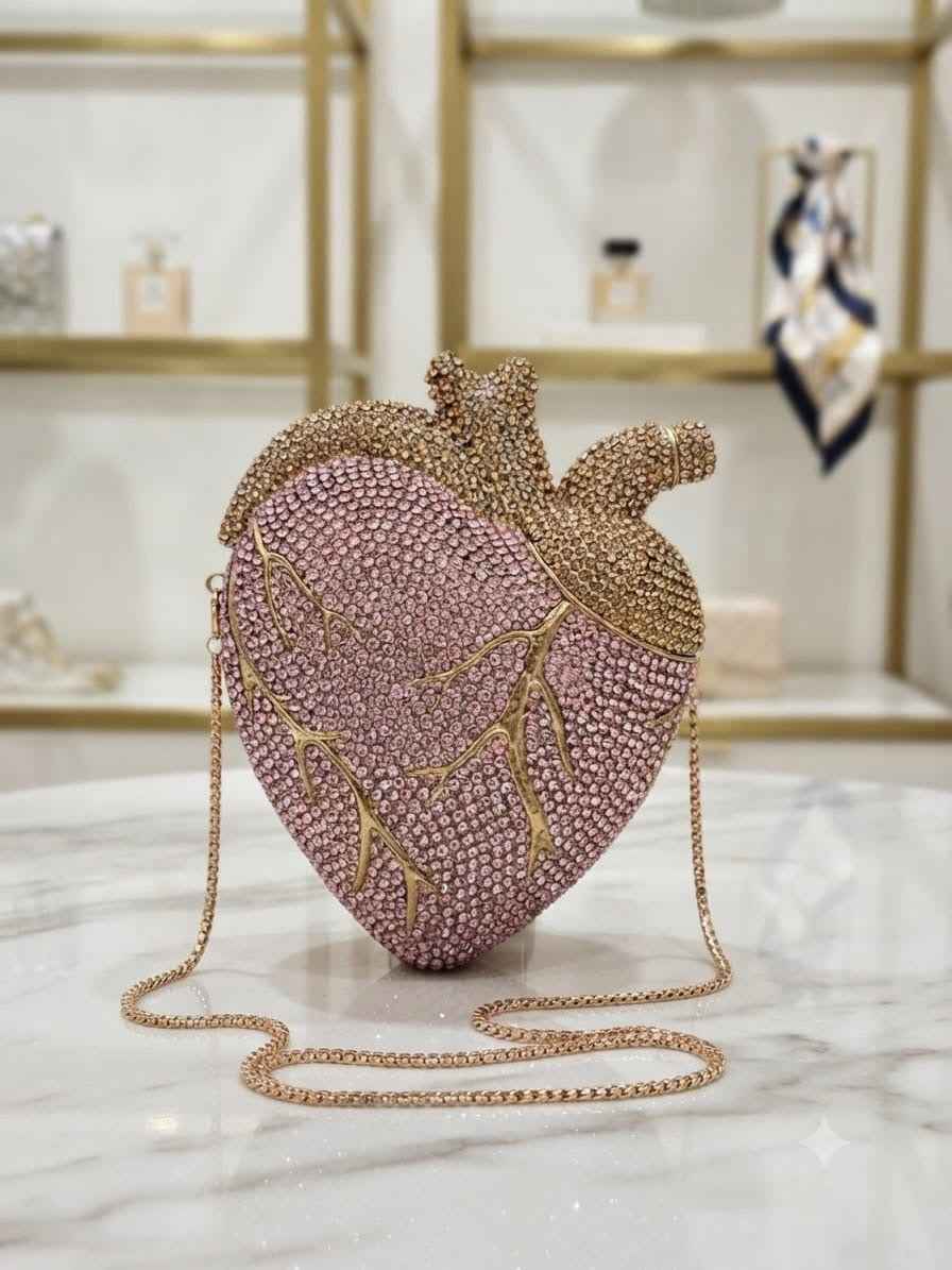 Crystal rhinestone clutch