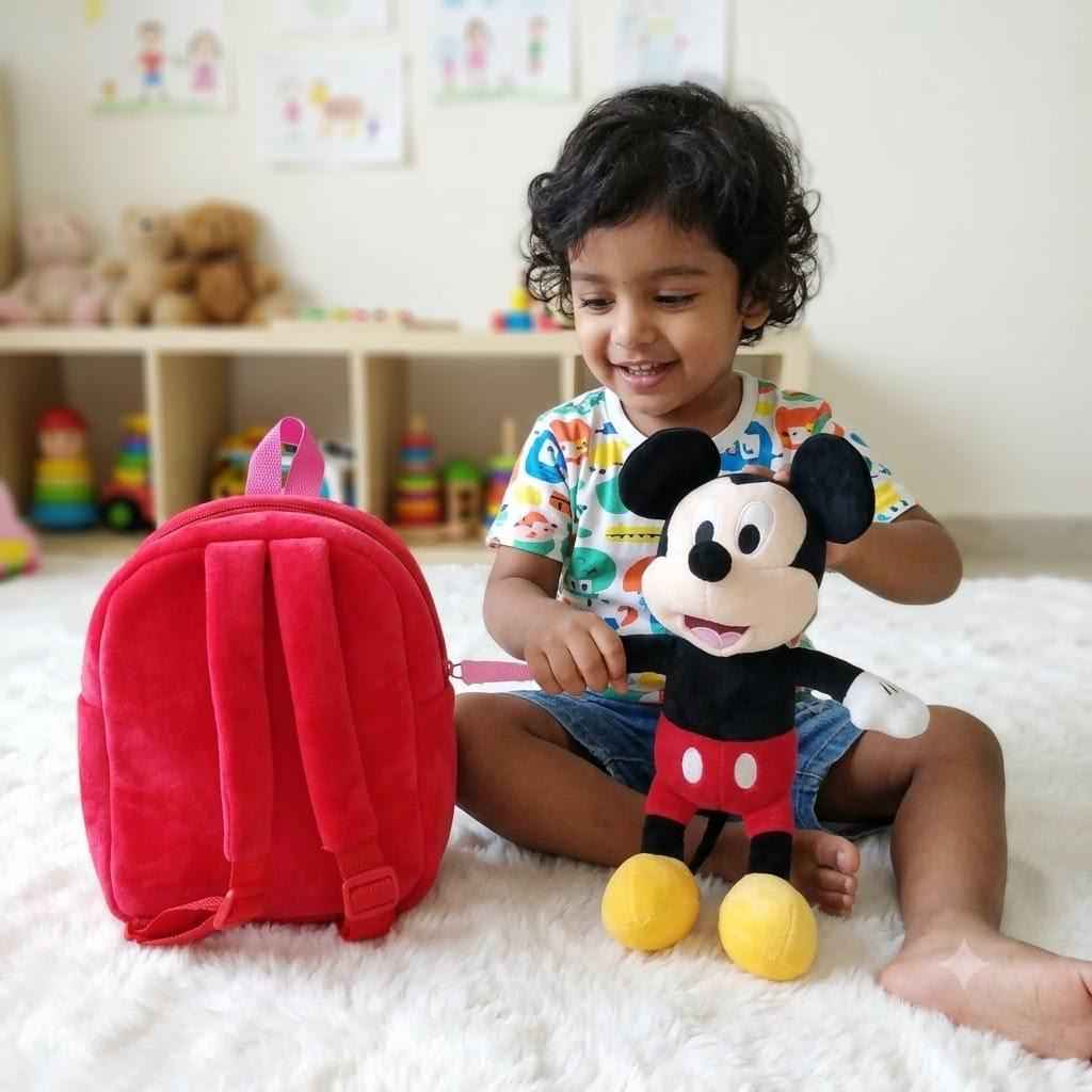 Mickey n Minnie plush back back