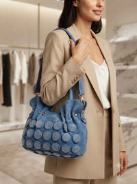 Denim bag 259703#