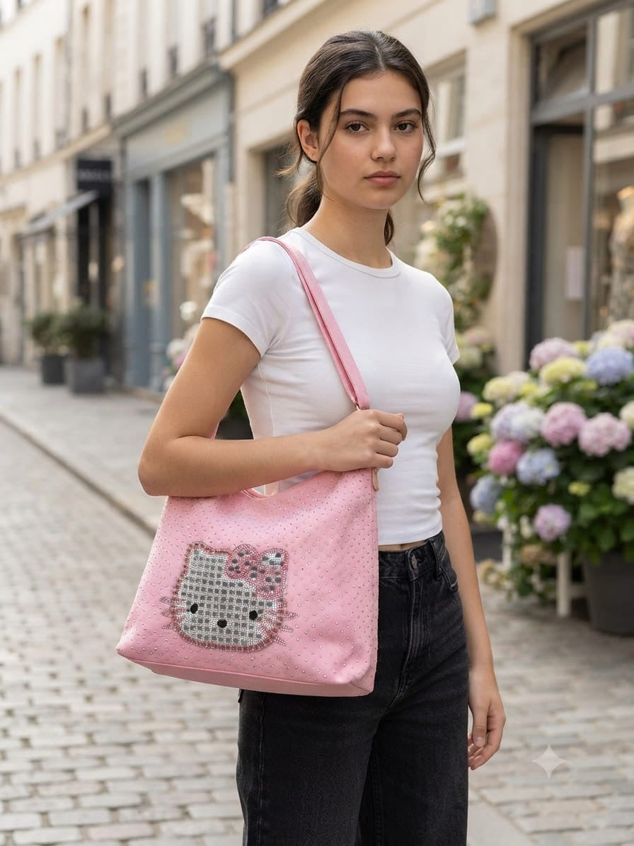 Denim bag backpack cum sling bag # 241029