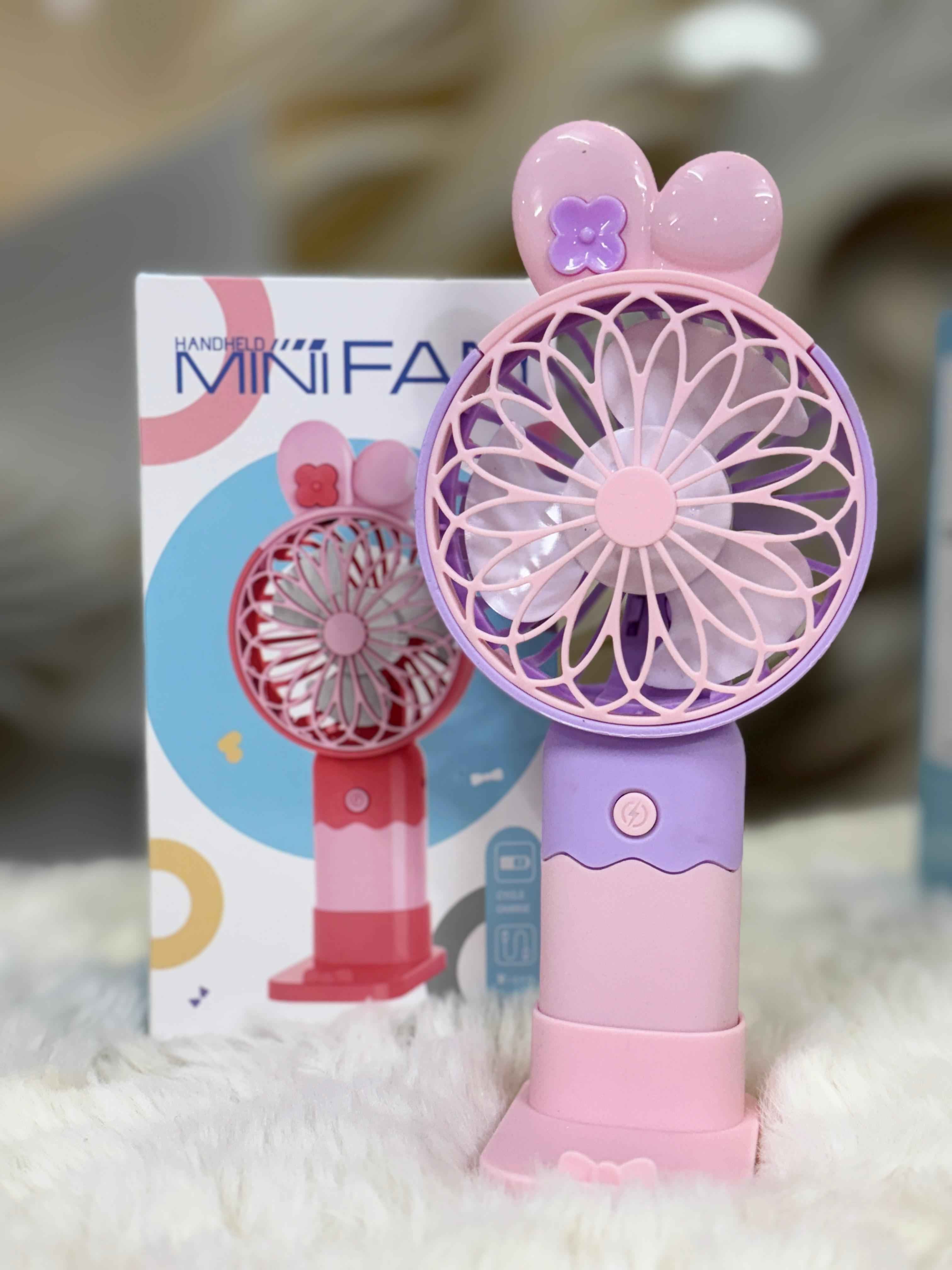 Handheld Mini Fan with USB Charging