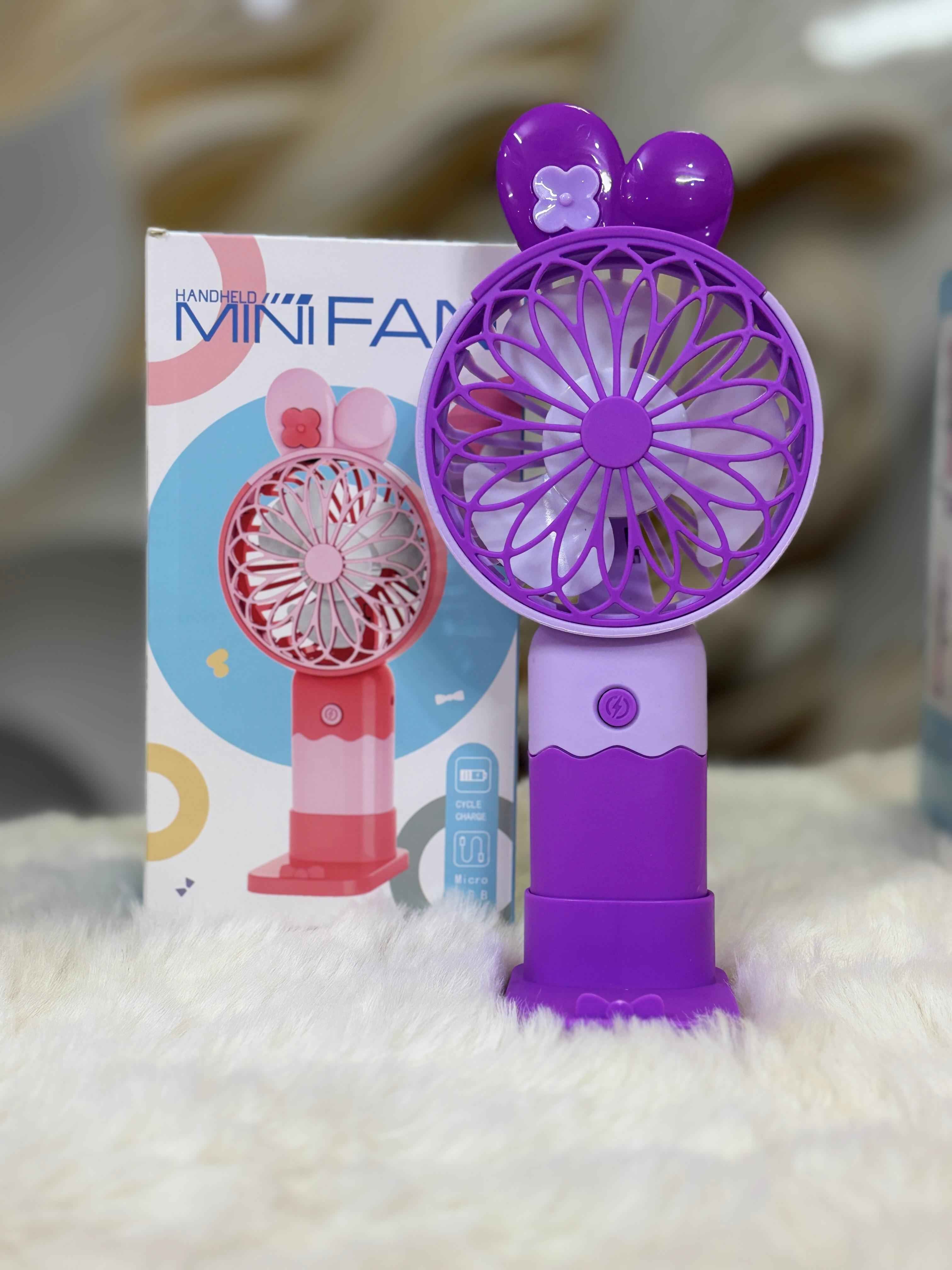 Handheld Mini Fan with USB Charging