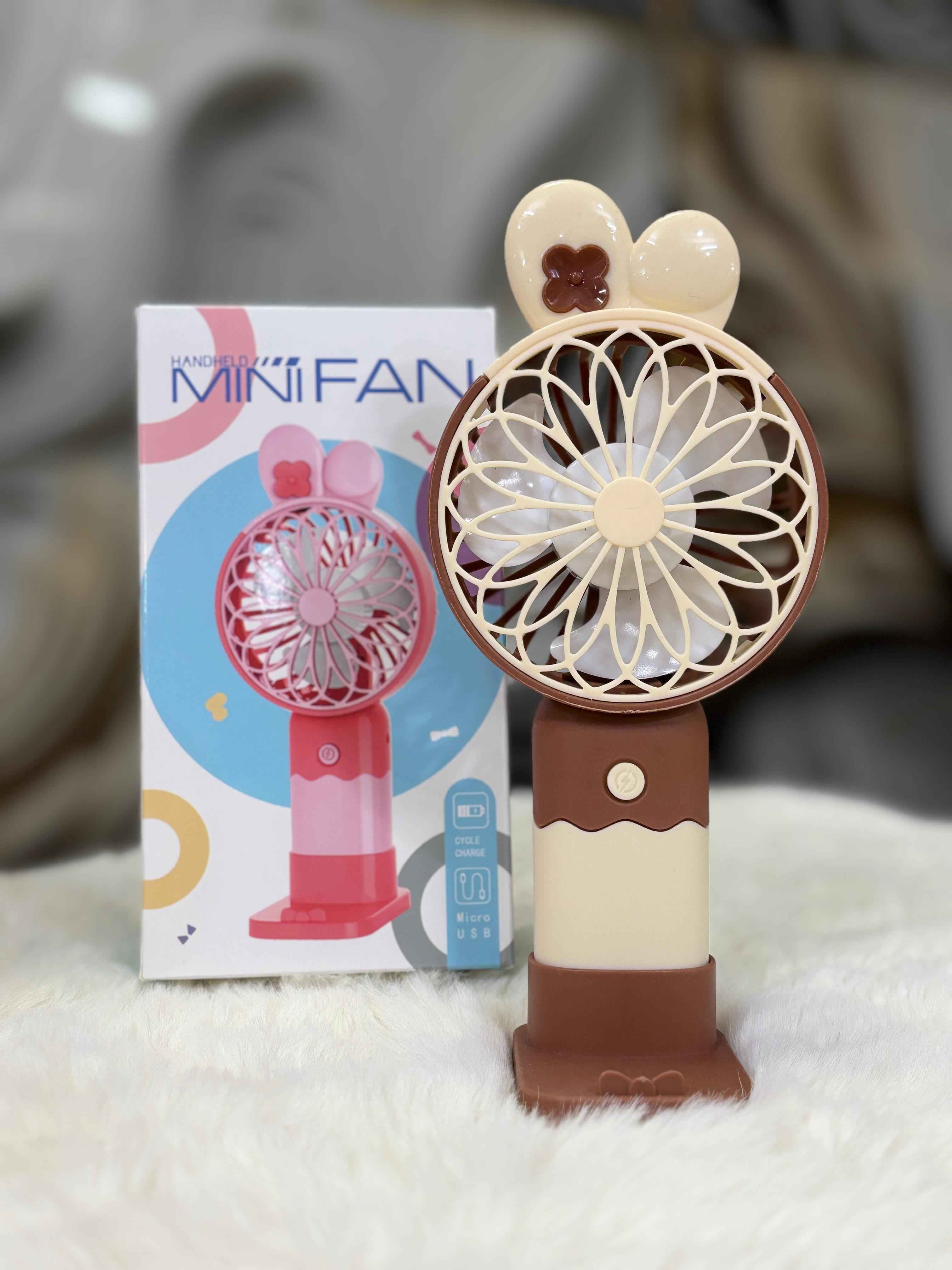 Handheld Mini Fan with USB Charging
